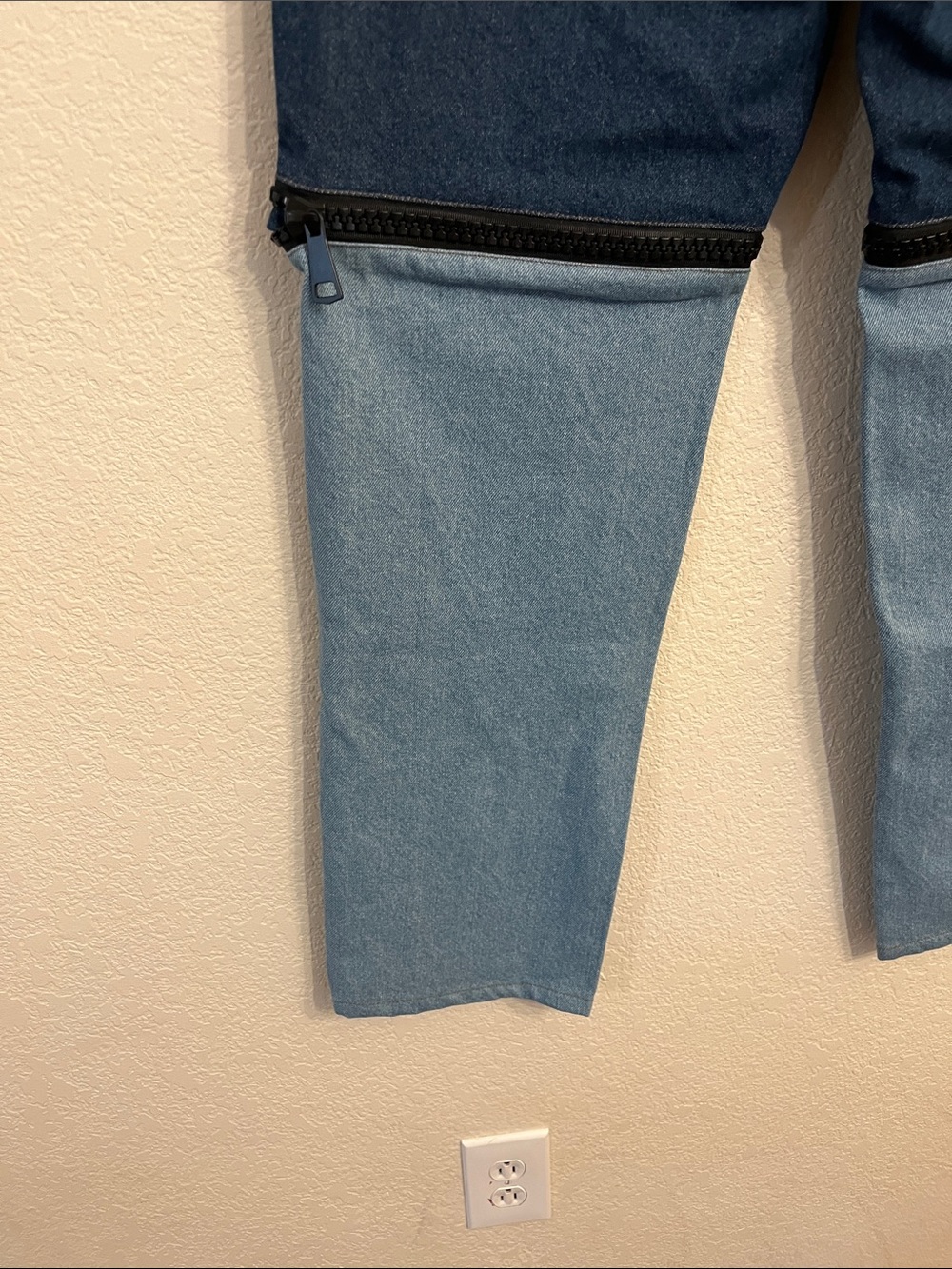 Teddy Fresh convertible patchwork/ two tone Jeans - Picture 12 of 13
